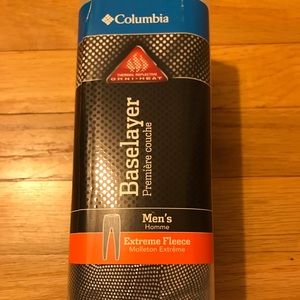 Men’s Columbia Baselayer Extreme Fleece Tight. New